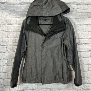 The North Face windbreaker jacket | size large | gray